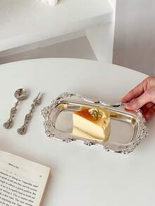 1 件北欧复古蛋糕盘、甜点架、茶会托盘、珠宝蜡烛香炉、早餐盘 - 彩色 - 查看 5