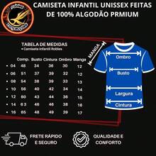 Camiseta Infantil Juvenil Menino 100% Algodão Premium Varias Cores Unissex - Azul Royal - Visão 5
