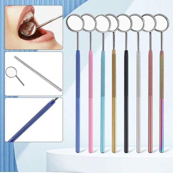 1pc Portable Beauty Tool For Women, Eyelash Inspection Mirror For Extension Applications. Must-Have For Makeup Artists And Dentists - Ideal For Daily Makeup Applications And Oral Examinations.