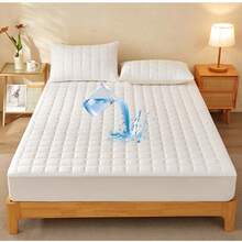 Simple Solid Color Quilted Bedsheet! Practical First Choice! Soft And Dirt Resistant, Machine Washable And Suitable For Multiple Scenarios, Skin Friendly And Soft, Suitable For All Seasons, Skin Friendly, Silent And Dirt Resistant