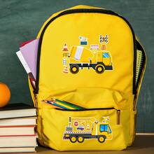 8pcs Construction Vehicle, Transportation, Car, Motorcycle, Car, Train Interactive Stickers. Construction Vehicle Tattoo Stickers, Space Excavator Robot Car Face Stickers. Perfect Birthday, Holiday, Christmas Gift, Toy - Multicolor - View 7