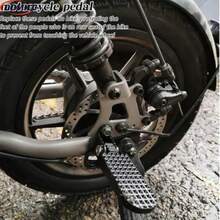 1 Paar LOMILD Aluminium-Legierung Fahrradpedale - rutschfeste Schnellverschluss-Hinterradpedale mit strukturiertem Griff, robustes, leichtes Design, geeignet für Falträder, Mountainbikes und E-Bikes - sicherer Sitz und einfache Montage, Mountainbike-Zubehör, E-Bike-Upgrade, stilvolle Metalloberfläche, stabile Konstruktion