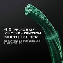 编织鱼线 - 专业级强力性能海水淡水鱼 - 彩色鱼线编织，额外可见度，超强超级线多丝 PE 编织线 8 股