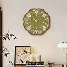 1 pièce Horloge de bureau en bois vintage, horloge rétro à poser sur table ou à accrocher au mur, décoration maison, décoration de pièce