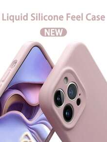 VRNOEI Carcasă de telefon cu protecție pentru lentile nouă, compatibilă cu 16, 15, 11, 14, 13, 12, 17 Pro Max, compatibilă cu 17 Air, 16, 14, 15 Plus, rezistentă la șocuri