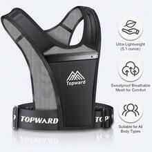 - Chaleco con soporte para telfono para correr para hombres y mujeres, correr, caminar, ejercicio y entrenamiento de gimnasio Paquete de pecho impermeable para todos los telfonos - inicial - Ver 8
