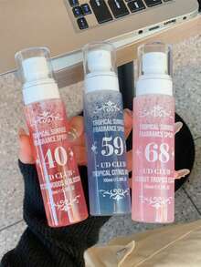 1 Bottle Brazilian Selected Fragrance Mist, Indoor & Outdoor Air Freshener, Scents: Vanilla Popcorn, Caramel Coconut, Forest Floral, Tropical Citrus, Tropical Coconut, Tropical Citrus, Vanilla Popcorn, Vanilla Popcorn, Limited Edition Aroma, Multi-Layer Mood Enhancing Mist, Long-Lasting Natural Fresh Charm Essence, Releases Elegant Lasting Fragrance, Suitable For Dates, Parties, Gatherings, Travel, Holidays, Home, Hotel, Office, Ideal Gift For Family, Relatives And Friends. - Various Fragrances - View 1