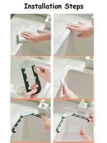 51 Piece Set Of Kitchen Sink Filter, ABS Plastic Triangular Drainage Basket, Non Food Contact Washing Net Filter, Suspended Storage Rack For Bowl Drainage And Food Waste, With Two Adhesive Strips For Easy Installation