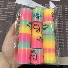 12/24/36/48个趣味恐龙弹簧玩具，迷你派对礼品散装，弹簧玩具散装 - 恐龍 - 查看 4