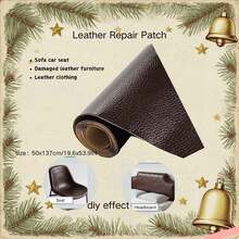 Leather Repair Patch, Self Adhesive Leather Repair, Large Vinyl Patch Tape For Couches, For Sofa Car Seats, Damaged Leather Furniture - Multicolor - View 12