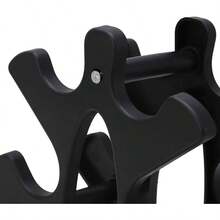 Dumbbell Rack, 3 Tier 20kg Bearing Dumbbell Rack PP Weight Stand Holder Easy Assembly Fitness Equipment Indoors Exercise