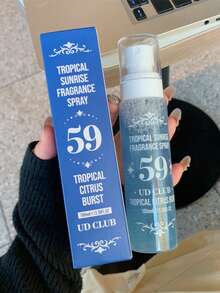 1 Bottle Brazilian Selected Fragrance Mist, Indoor & Outdoor Air Freshener, Scents: Vanilla Popcorn, Caramel Coconut, Forest Floral, Tropical Citrus, Tropical Coconut, Tropical Citrus, Vanilla Popcorn, Vanilla Popcorn, Limited Edition Aroma, Multi-Layer Mood Enhancing Mist, Long-Lasting Natural Fresh Charm Essence, Releases Elegant Lasting Fragrance, Suitable For Dates, Parties, Gatherings, Travel, Holidays, Home, Hotel, Office, Ideal Gift For Family, Relatives And Friends. - Various Fragrances - View 9