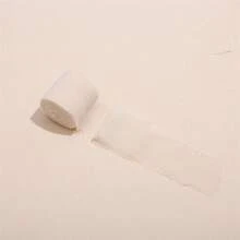 1 Roll Hand Torn Chiffon Frayed Edge Ribbon, 5m/Roll For Wedding Bouquets, Gift Wrapping, Crafting,Rustic Wedding Invitations, Bows, Garlands, DIY Crafts, Christmas Decorations, DIY Home Decor, Wedding Parties And Gift - One Volume - View 27