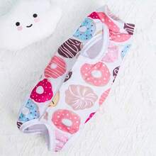 Bộ đồ phục hồi sau phẫu thuật triệt sản cho chó và mèo, phù hợp cho chó và mèo cỡ nhỏ/vừa, quần áo cho thú cưng mọi mùa để bảo vệ sau phẫu thuật - Màu Đỏ Sâu - Xem 19