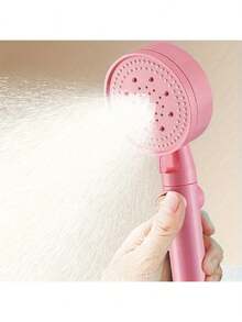 1 peça/3 peças Conjunto de Chuveiro de Alta Pressão com Mangueira e Suporte, Combo de Chuveiro de Chuva de Alta Pressão, Chuveiro Manual Economizador de Água, 6 L/min para Pele e Cabelo Secos, Acessórios de Banheiro, Experiência de Banho, Adequado para Casa, Hotel, Trailer