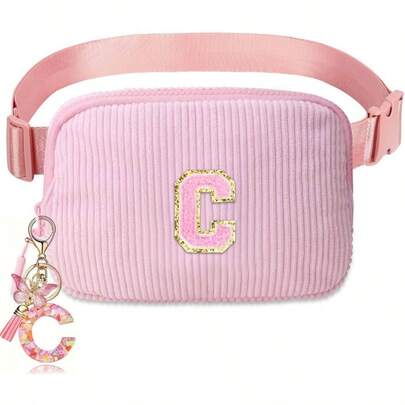 Rionera cruzada para nias y mujeres, de 8 a 12 aos, para adolescentes, regalos de cumpleaos, paquete de cintura pequea, paquete de rionera para nios de moda, Rosado, C Taza