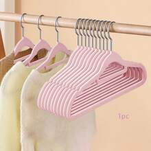 100 Pack Velvet Velvet Clothes Hangers | No-Mark Space-Saving Closet Organizers | Durable Plastic Hangers For Bedroom, Bathroom, Office, Dorm & Home Storage