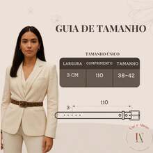 Women's Leopard Animal Print Belt With Rectangular Metal Buckle - 盎司 - 查看 5