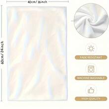 2pcs Minimalist Autumn Pumpkin Pattern Kitchen Towels, Soft Polyester Material Dish Cloths, Suitable For Kitchen Decor, Cleaning, Holiday Party Decoration, Kitchen & Bathroom Essentials, Home Decor, Housewarming Gift