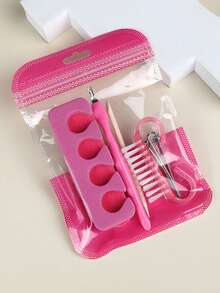 Bộ dụng cụ làm móng cầm tay; Dải đánh bóng dũa móng; Cọ sừng để loại bỏ da chết; Bộ dụng cụ làm móng 6 món nhỏ, chổi quét bụi, cọ làm sạch móng, cọ làm sạch móng, cọ làm sạch móng, cọ làm sạch móng có tay cầm - Nhiều màu - Xem 14