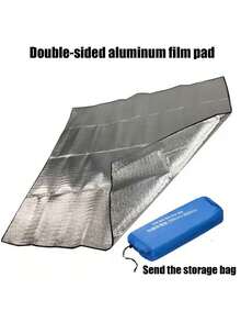 1 Stück faltbare Camping Matte, Zeltunterlage, Picknick Stranddecke, tragbare Outdoor Picknick Matte für Camping, Wandern, Trekking