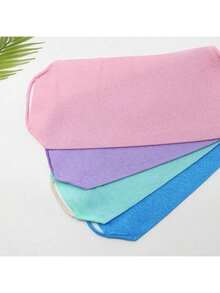 Long Exfoliating Back Scrubber Loofah With Handles For Shower,Back Exfoliating Body Scrubber Back Scrubber, Loofah Towel Beauty Body Scrubber For Home Shower, Travel Carrying, Widely Applicable, Bathroom Goodies