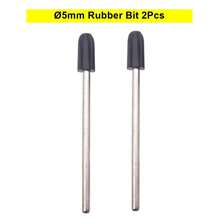 Easy Nail قطعتان من أغطية الرأس المطاطية لتقليم الأظافر أو الرمل، أكمام قاطع الأظافر بعمود 2.35 مم، إزالة جل الأظافر بالتقشير والرمل، #80 لعناية القدم