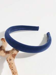 1条纯色休闲针织海绵发带，女士适用，适合日常佩戴，四季皆宜。 - 彩色 - 查看 8