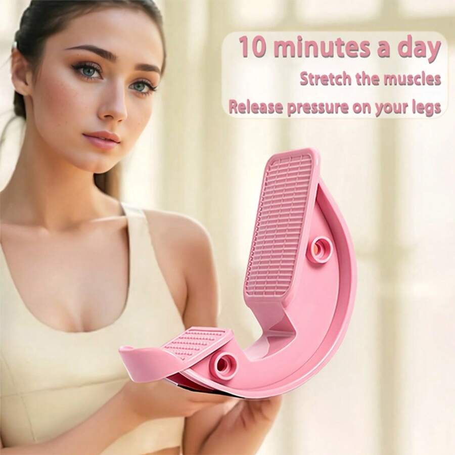 1 pezzo Tavola professionale per stiramento di gamba e caviglia, dispositivo per il rafforzamento muscolare, tavola per stiramento di caviglia e polpaccio, pedana multifunzionale per l equilibrio, allenamento della flessibilità, massaggio muscolare e yoga, migliora la flessibilità dell arco plantare, massaggiatore per piede e polpaccio, accessorio per yoga e fitness