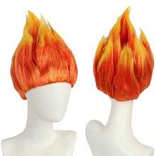 Heat Resistant Chemical Fiber Wigs Daily Wear Women Wigs Sweet Cute Wigs Prom Party Wigs Natural Hair - 紫色 - 查看 5