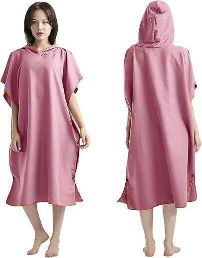 Poncho de Surf con Capucha de Microfibra Extra Grande 110x80cm