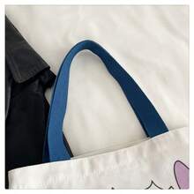 1 Stück Stitch Tasche für Frauen, kann an einer Schulter oder quer über den Körper getragen werden, große Kapazität, süße Cartoon-Shopper-Umhängetasche, ideal für den täglichen Gebrauch unterwegs (einige Teile können zufällig sein)