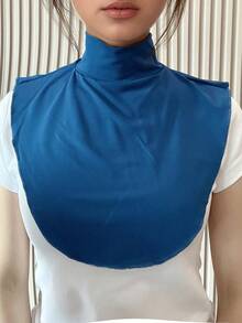 1pc Solid Color Detachable Collar Accessory, Women Faux Collar Scarf Abaya Clothing Accessories - Multicolor - View 15