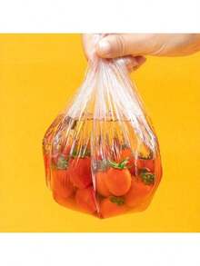 100pcs Elastic Food Freshness Wraps - Stretchable Clear Plate Covers, Disposable, Multi-Use, No Odor Kitchen Cling Film, Dust Protection For Home, Restaurant, Picnic - All Plate Sizes, Picnic Essentials|Decorative Wraps|Reusable Plastic Wrap, Plastic Wrap For Food - Multicolor - View 9