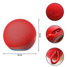 Alaxe Speaker Type Alaxe Bluetooth Rechargeable In Various Colors Available - Red - View 2