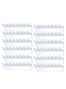 3/6/12 pièces Support de collier, Organisateur de collier, Monté au mur, Avec 8 crochets, Utilisé pour suspendre les colliers, les bijoux, les bracelets et les bagues, Cadeaux pour les filles et les femmes. Rangement de bijoux, Nécessités domestiques et quotidiennes, Pratique et pratique, Solide et durable