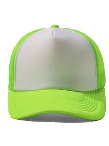 1 Pc, Unisex Custom Foam Trucker Hat With Embroidery, Personalized Foam Hat, Unisex Foam Trucker Hat, Custom Caps, Custom Hats, Trucker Hats, Dawg, Vintage, Casual, Unisex, Hipster, Old Money, Stylish, Cute, Custom, Personalized, Unique, Customized, Ideal Gifts For Him, Ideal Gifts For Her, Boyfriend, Girlfriend, Family, Friends, Grandparents, Her, Summer - Multicolor - View 28