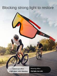 1 Paar Radfahrerbrillen, Sportbrille für Wettkämpfe