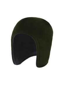 Winter Thermal Lined Hat For Elderly, Outdoor Cycling Ear Warmer, Windproof And Warm, Machine Washable, Unisex Thick Design To Keep Warm, 7 Color Options