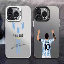 MESSi Football Phone Case For IPhone 12 11 13 14 15 16 Max Pro Plus Mini Silver LMDaser Color Cover2025.1 - Z7 - Xem 3