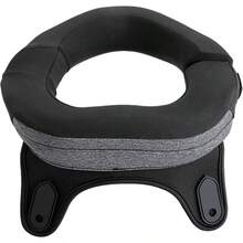 Anillo para el cuello Powersports, protector de cuello para motocicleta, Anillo de engranaje para el cuello de ciclismo - Collar de con reposacabezas negro, protector de cuello para bicicleta, motocicl - inicial - Ver 9