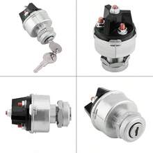 Switch de Ignicin Asamblea Universal del Interruptor de Encendido del Coche del Metal con el Accesorio Auto de 2 Llaves para el Remolque del Camin del Coche - inicial - Ver 4