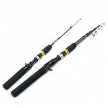 Lerutwis 0.9-2.1m High Carbon Telescopic Fishing Rod, Portable Travel Spinning Rod, Multi-Purpose Sea Fishing Rod - Multicolor - View 8