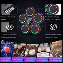 Maquina de Boxeo Musical, Music Boxing Machine con Modos y Volumen Ajustables, con Bluetooth, Apto para Adultos y Niños - Multicolor - Ver 10