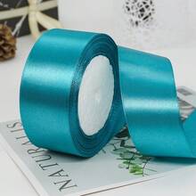 1pc Colorful Satin Ribbon, 4cm Pink Satin Ribbon, 22m Multifunction Rose Bow Satin Ribbon For Cake, Christmas Decoration, Lace Satin Ribbon For Flowers, Fabric Satin Ribbon For Holiday Decoration, Crafts And Gift Wrapping, Versatile Polyester Satin Ribbon For Creative Crafts, Sewing, Cake Decoration And Holiday Decoration - Multicolor - View 15