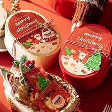 Custom Cardboard, Custom Postcards, Custom Christmas Cards, Custom Greeting Cards, Custom Gift Box Labels, Custom Tags, Custom Wine Labels, Custom Gift Tags, Custom Item Classification Labels, Custom Gift Tags, Party, Birthday, Gathering, Back To School, Independence Day, Beach Party - Christmas Card Paper - View 4