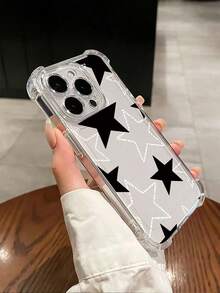 1个星形透明防震TPU手机壳，兼容苹果17 Air/17 Pro Max、16 Pro、11、15 Pro Max、14 Pro Max / Galaxy / Honor X6A、X7B、X8B / S25 - 無色 - 查看 5