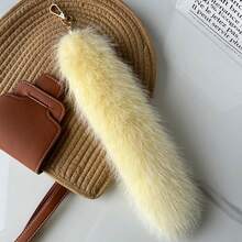 1 pezzo Portachiavi peluche a forma di coda di animale - Adatto per cosplay in tutte le stagioni - Vari portachiavi e portachiavi per auto, anelli portachiavi, appendichiavi, eleganti portachiavi per borse, appendichiavi per zaini, pendenti per zaini, regali di compleanno, regali per feste, piccoli regali per vacanze, ciondoli per borse auto, accessori auto, regali per amici, sorelle, regali per la madre, il padre, la laurea e l'insegnante - Multicolore - Visualizzare 10