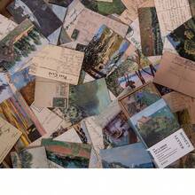 100pcs/Pack Vintage Forest Animal & Insect Mini Memo Notes, Double-Sided Decorative Paper, Scrapbooking Supplies, School Stationery, Retro English Phrases, Floral, Butterfly, Journaling, DIY Background Material - Multicolor - View 18