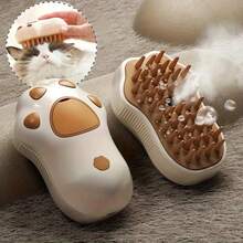 Cepillo Para Perro, Vantisan Cepillo Para Gato con vapor, Recargable Steamy Brush Dog, Cepillo Deslanador eléctrico para perro, cepillo para gato con vapor para depilación, masaje, peinado de mascotas - Rosa - Ver 7